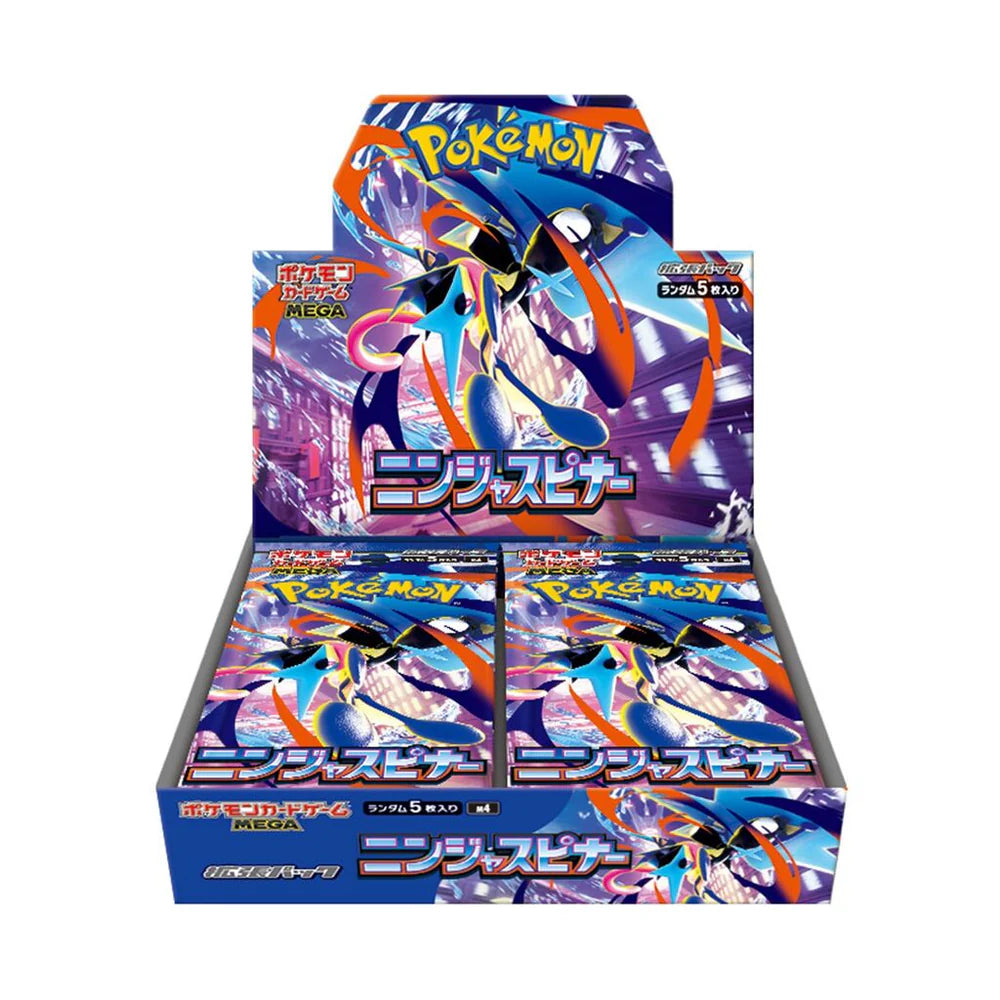 Pokémon Japanese Ninja Spinner Booster Box M4 No Shrink