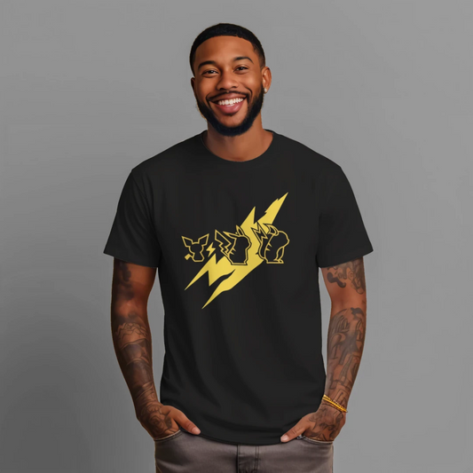 Kanzen Gear | Voltage Evolution – Electric-Type Streetwear Shirt (Neon Edition)
