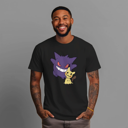Kanzen Gear | Shadow Duo – Ghost-Type Anime Streetwear Shirt (Phantom Edition)